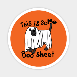 Halloween Dog This is Some Boo Sheet Magnet